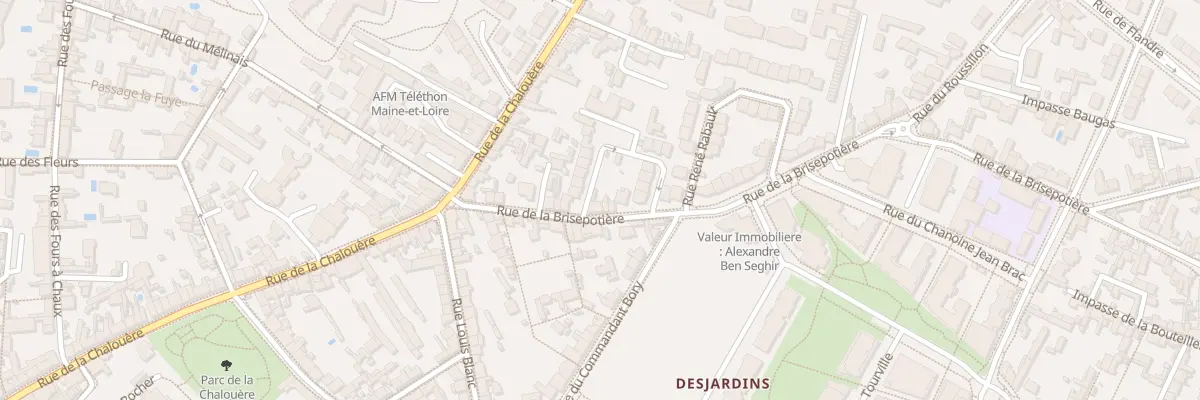 Plan du 13 Rue de la Brisepotière à Angers