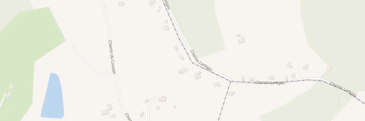 Plan du 254 Che Lartigau à Serres-Sainte-Marie