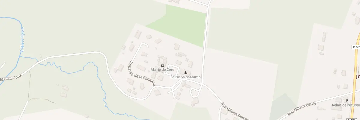 Plan du 119 Pl de la Mairie à Cère