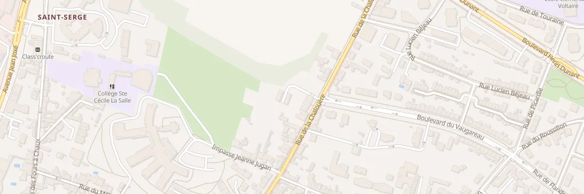 Plan du 139 Rue de la Chalouère à Angers