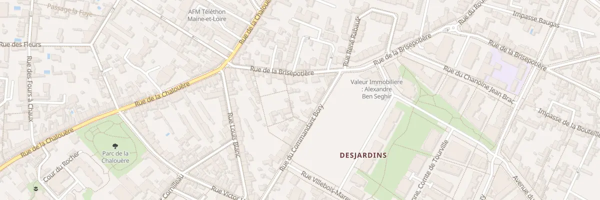 Plan du 18 Rue de la Brisepotière à Angers