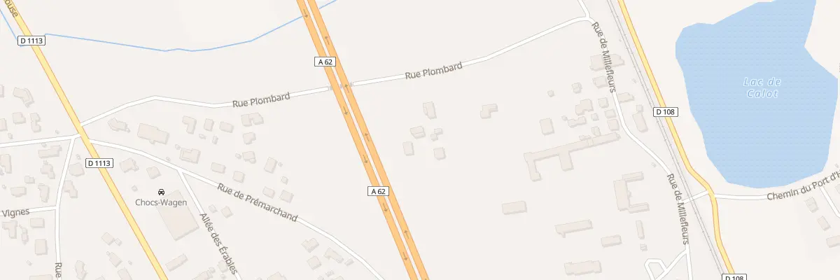 Plan du 411 Rue Plombard à Cadaujac