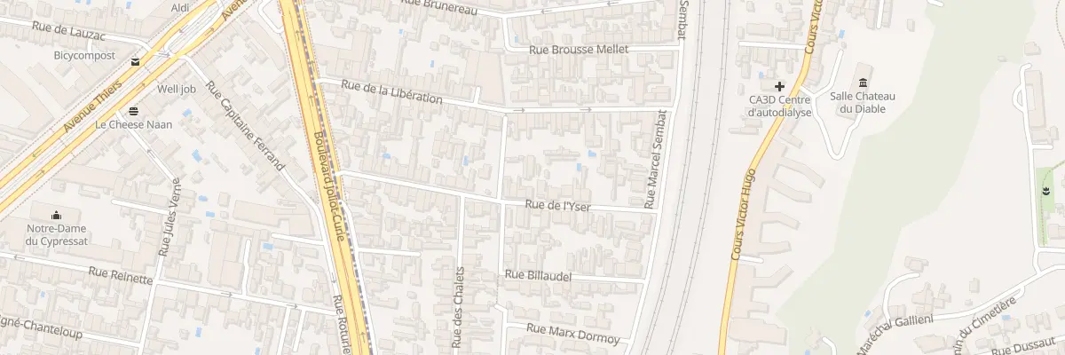 Plan du 48 Rue de l’Yser à Cenon