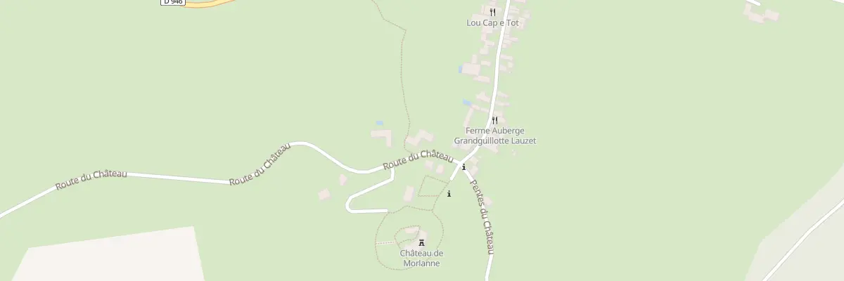 Plan du 48 Rte du Chateau à Morlanne