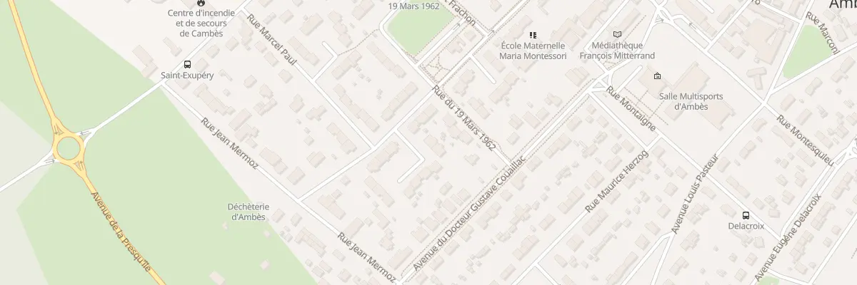 Plan du 25 Rue Nungesser Et Coli à Ambès