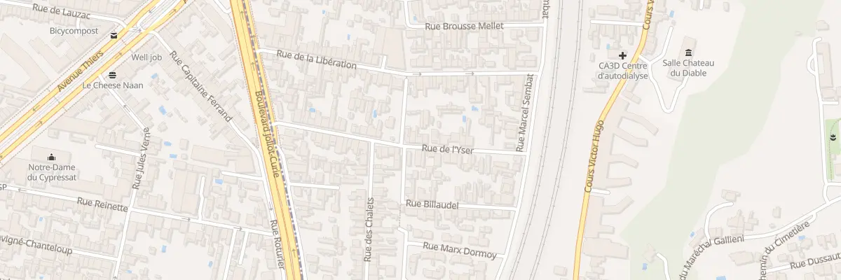 Plan du 44 Rue de l’Yser à Cenon