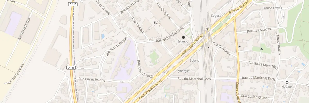 Plan du 2 Rue Suzanne Testaud à Cenon