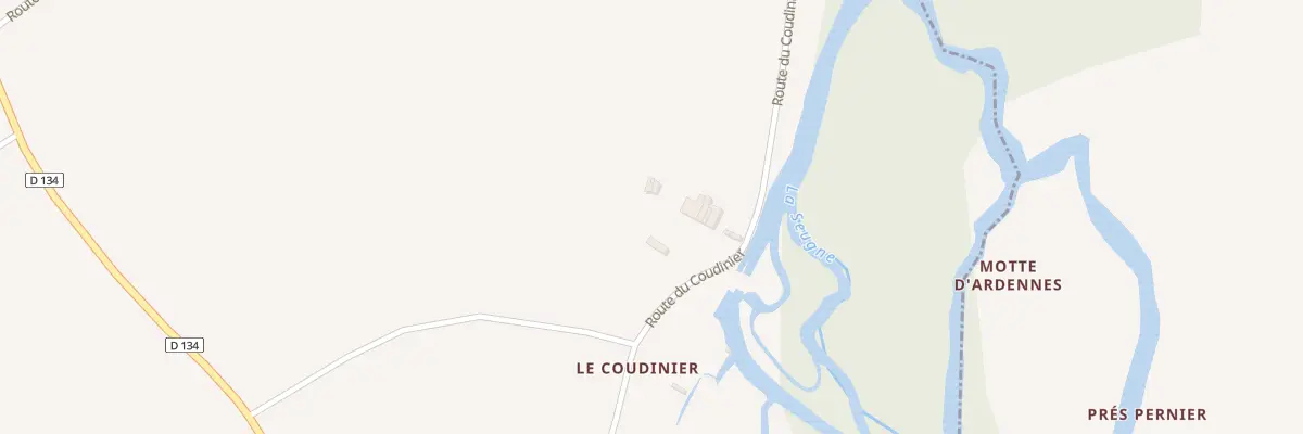 Plan du 5199 Le Coudinier à Mosnac