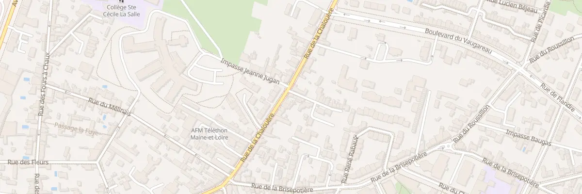 Plan du 106T Rue de la Chalouère à Angers