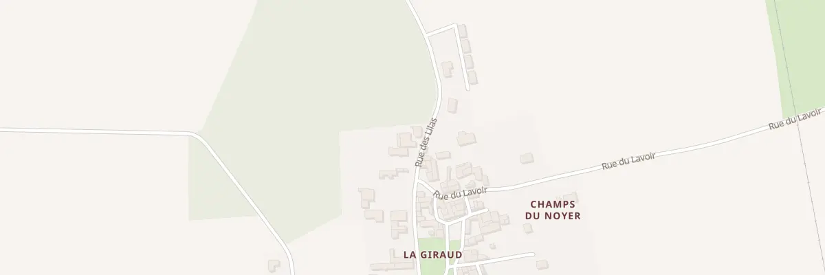 Plan du 23 Rue des Lilas à Asnières-la-Giraud