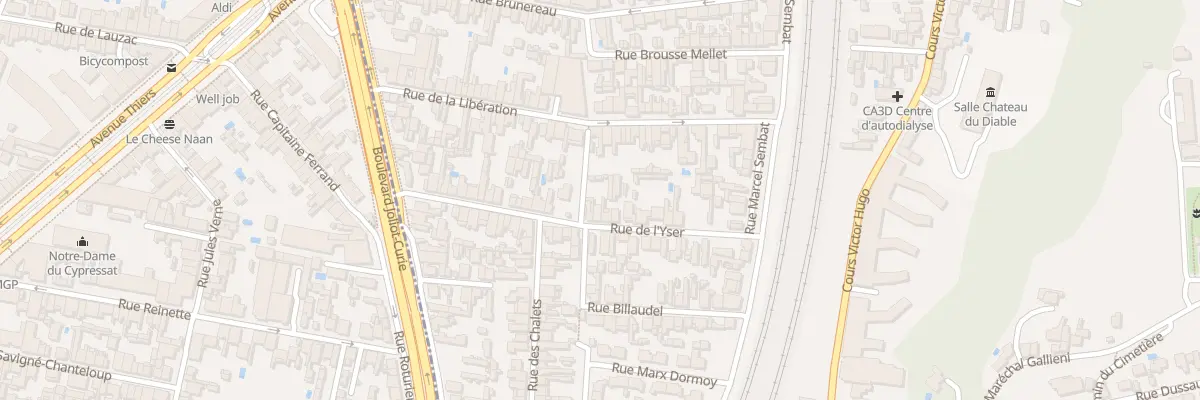 Plan du 42 Rue de l’Yser à Cenon