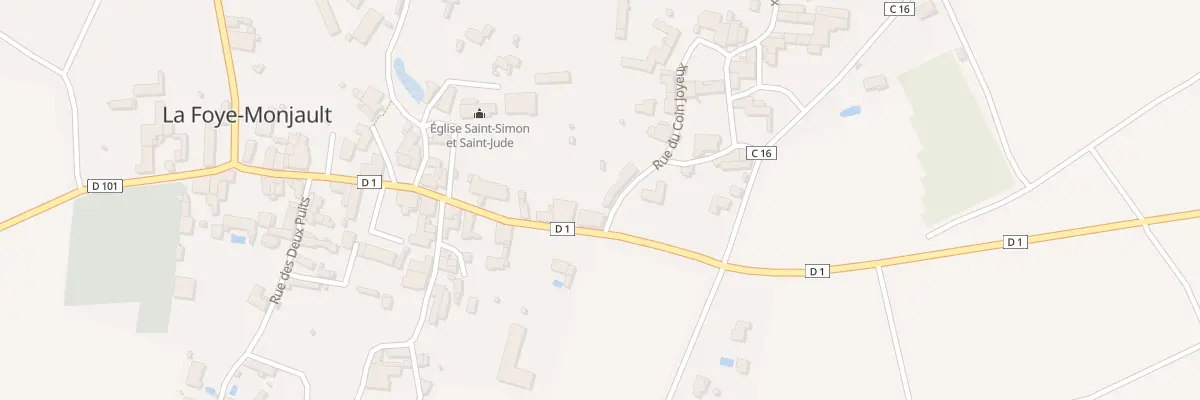 Plan du 31 Rue du Centre à La Foye-Monjault