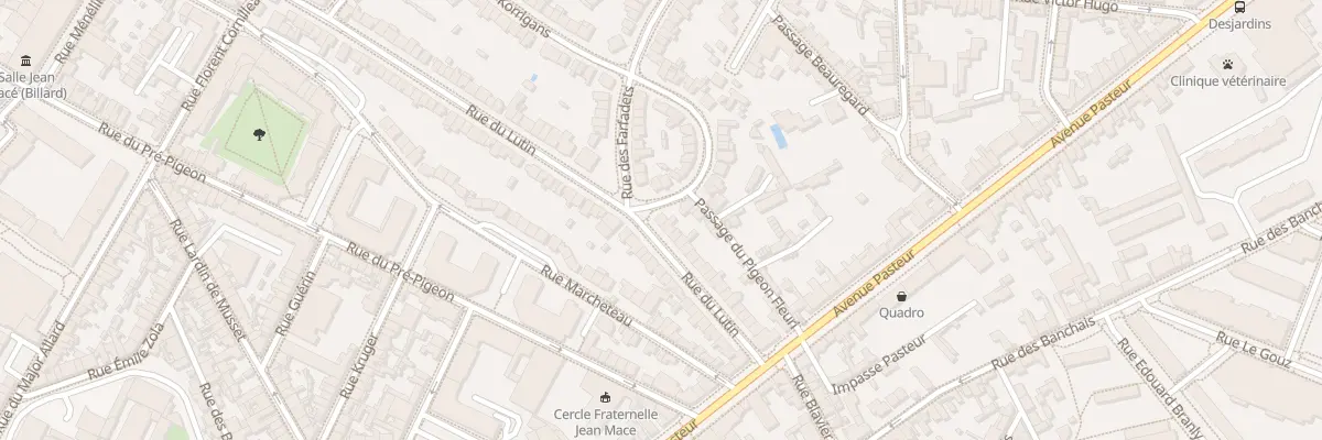 Plan du 55 Rue du Lutin à Angers