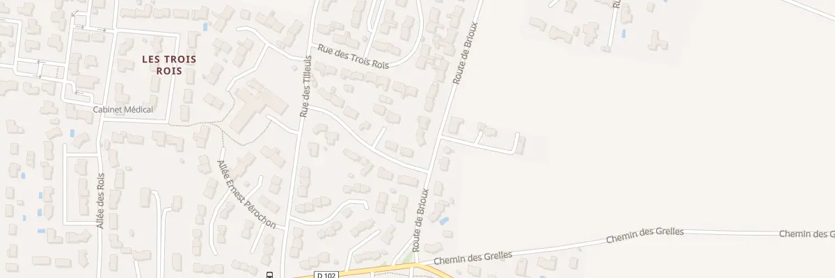 Plan du 34 Rte de Brioux à Frontenay-Rohan-Rohan