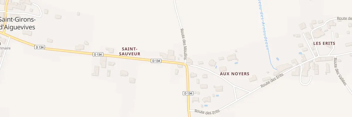 Plan du 47 Saint Sauveur à Saint-Girons-d’Aiguevives
