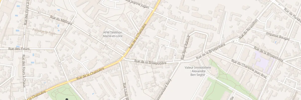 Plan du 7 Rue de la Brisepotière à Angers