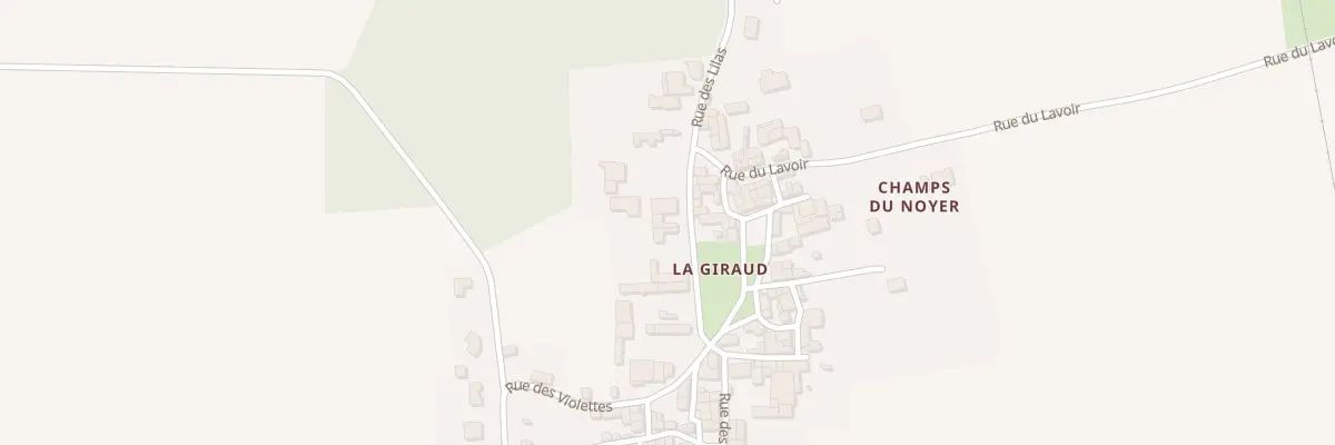 Plan du 3 Rue des Lilas à Asnières-la-Giraud