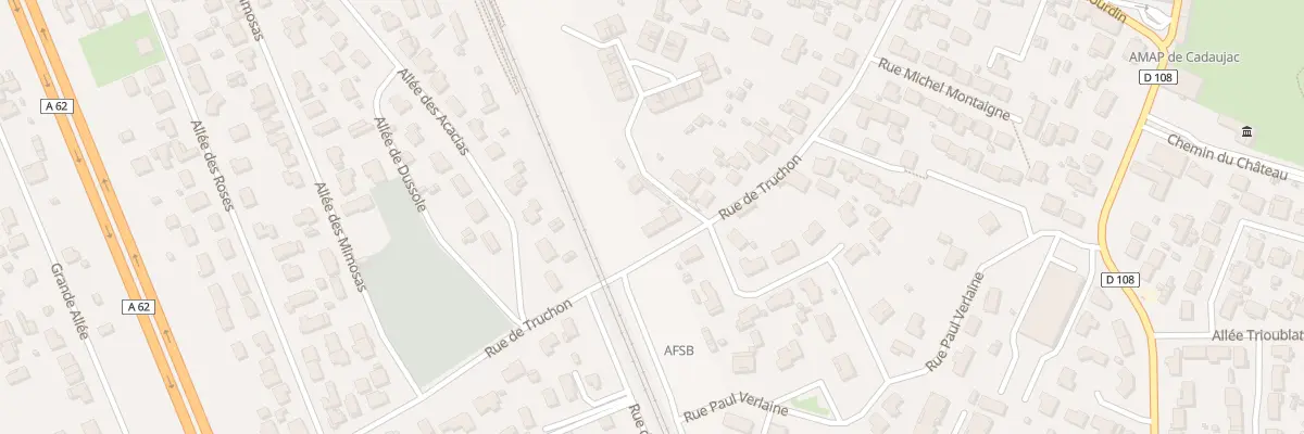 Plan du 305 Rue Truchon à Cadaujac
