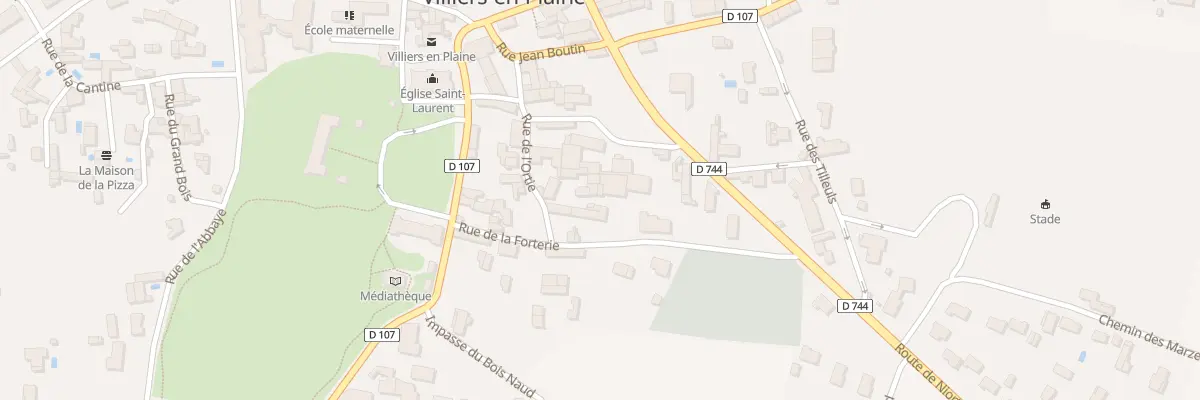Plan du 27 Rue de l’Ortie à Villiers-en-Plaine