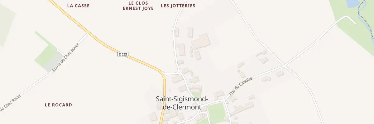 Plan du 5034 Le Bourg à Saint-Sigismond-de-Clermont