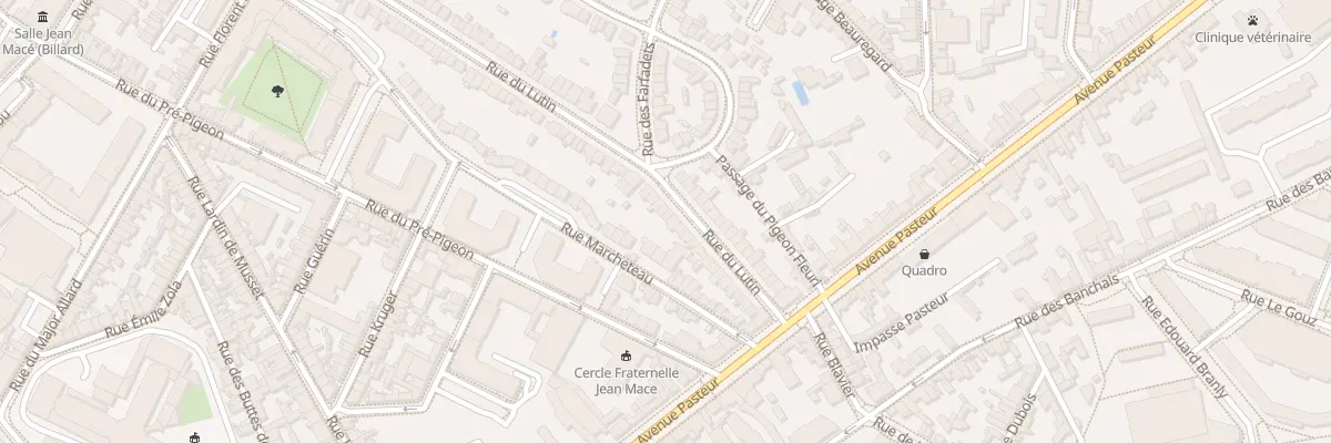 Plan du 92 Rue du Lutin à Angers