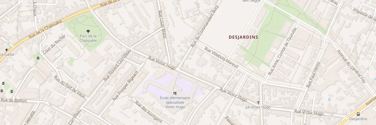 Plan du 33 Rue Victor Hugo à Angers