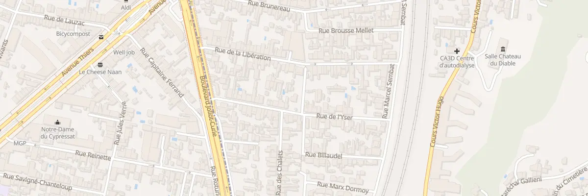 Plan du 36 Rue de l’Yser à Cenon