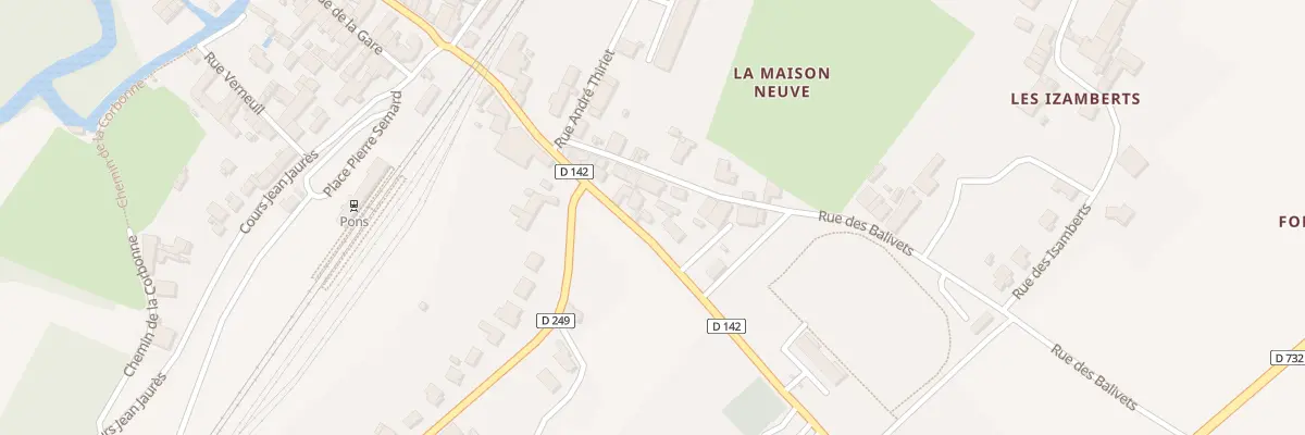 Plan du 17 Rue de Jonzac à Pons