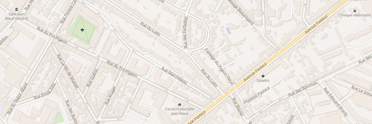 Plan du 86 Rue du Lutin à Angers