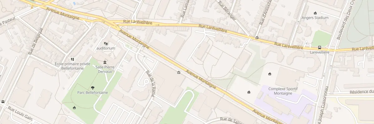 Plan du 80 Rue Larévellière à Angers