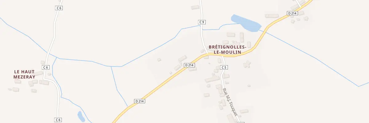Plan du 38 Rue des Vallees Bretignoll au Housseau-Brétignolles