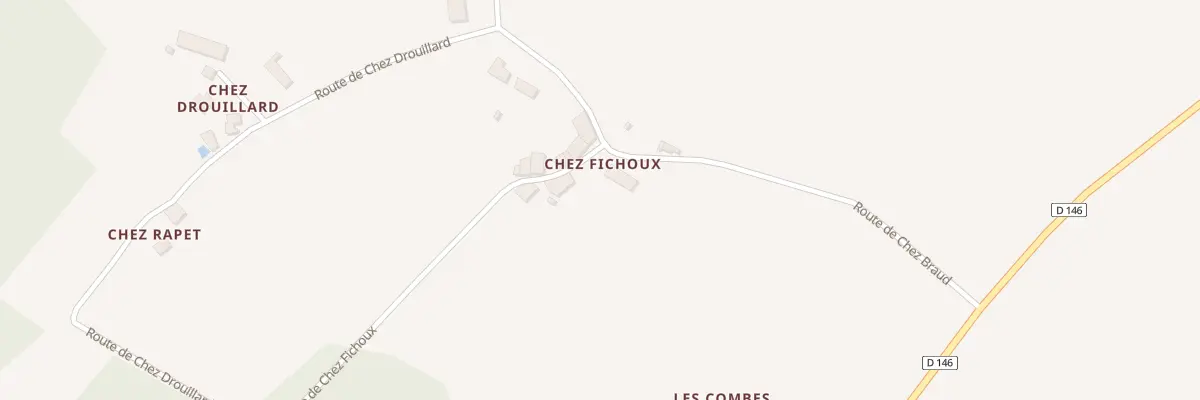 Plan du 3 Rte de Chez Fichoux à Mosnac