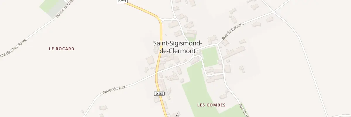 Plan du 7 Rue de l’Église à Saint-Sigismond-de-Clermont