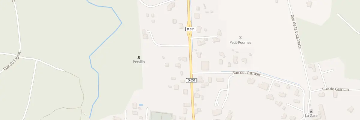 Plan du 859 Rue des Forgerons à Brocas