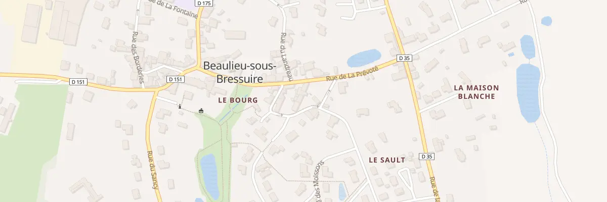 Plan du 9 Rue du Grand Logis Beaulieu à Bressuire