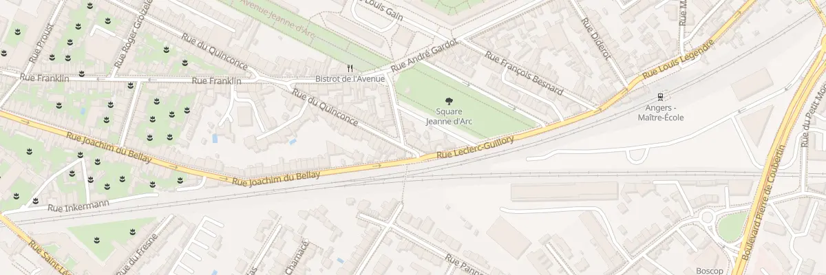 Plan du 125 Rue du Quinconce à Angers
