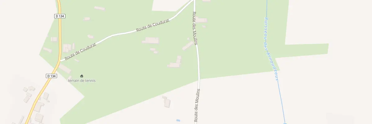 Plan du 393 Rte des Moulins à Saint-Girons-d’Aiguevives