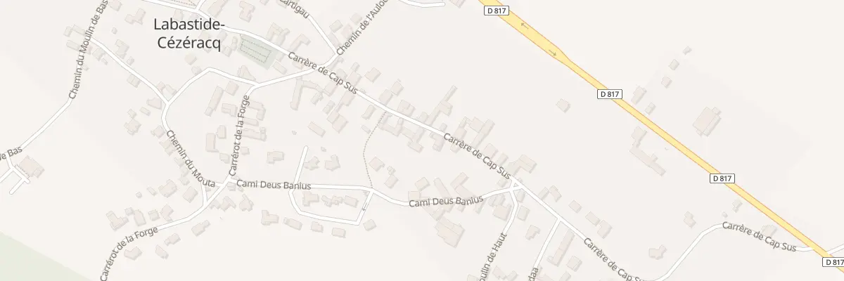 Plan du 38 Carrere de Cap Sus à Labastide-Cézéracq