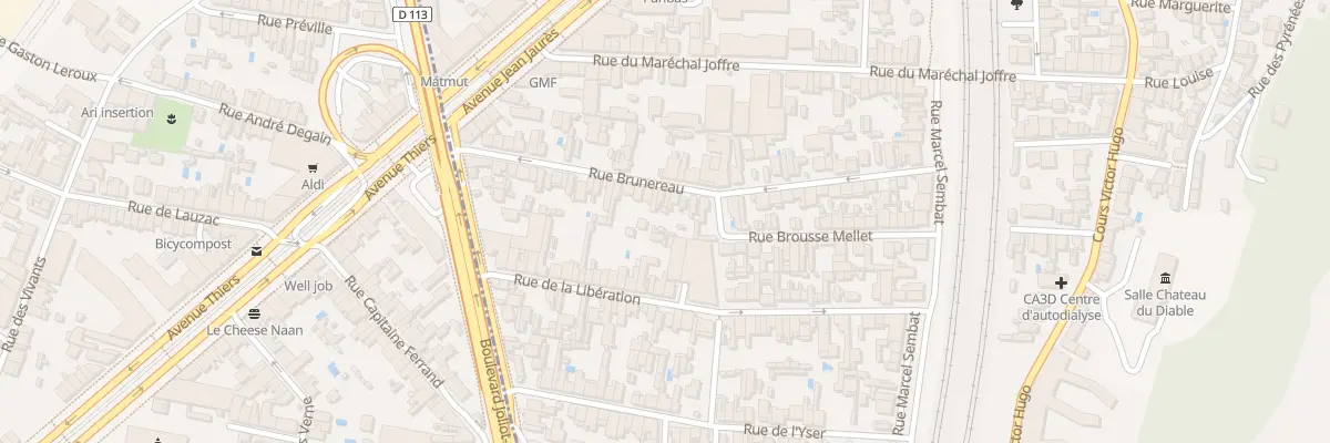 Plan du 47 Rue Brunereau à Cenon