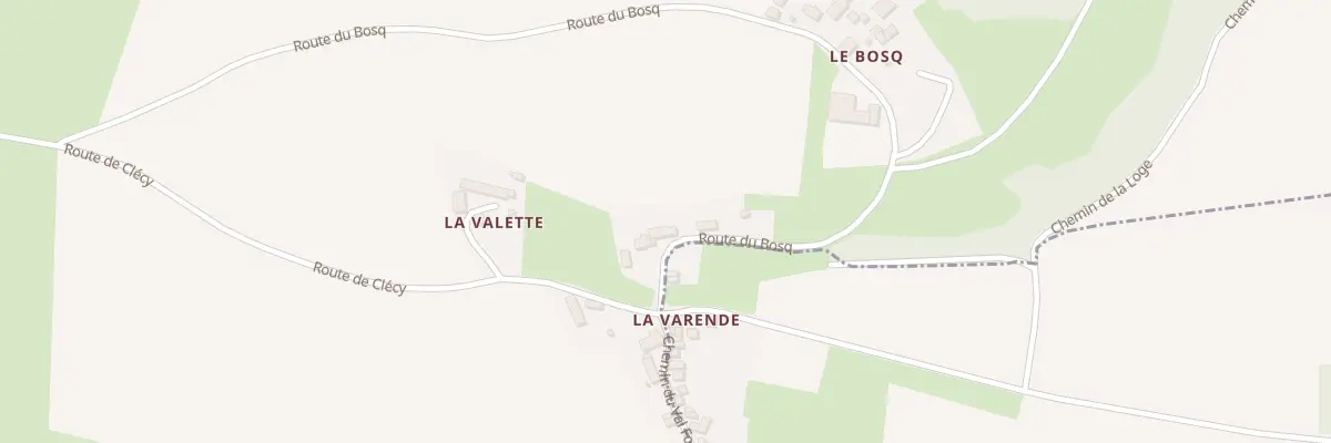 Plan du 6 Rte du Bosq à Saint-Lambert
