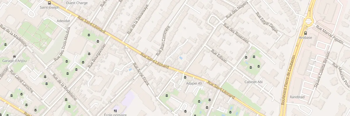 Plan du 107 Rue St Leonard à Angers