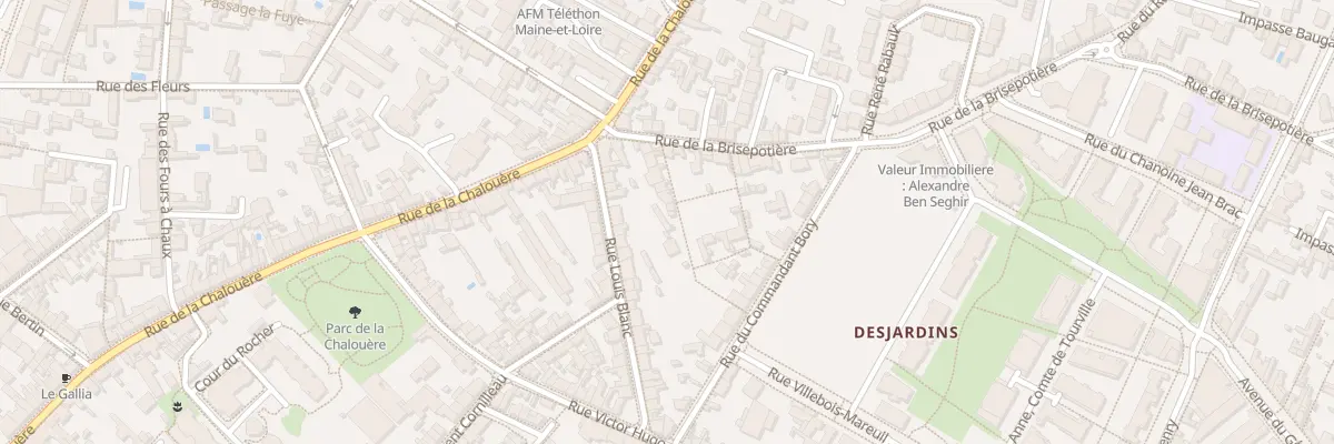 Plan du 4 Rue de la Brisepotière à Angers