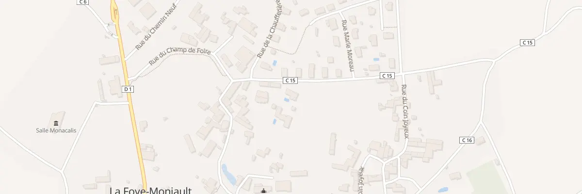 Plan du 8 Rue de la Mare aux Chèvres à La Foye-Monjault