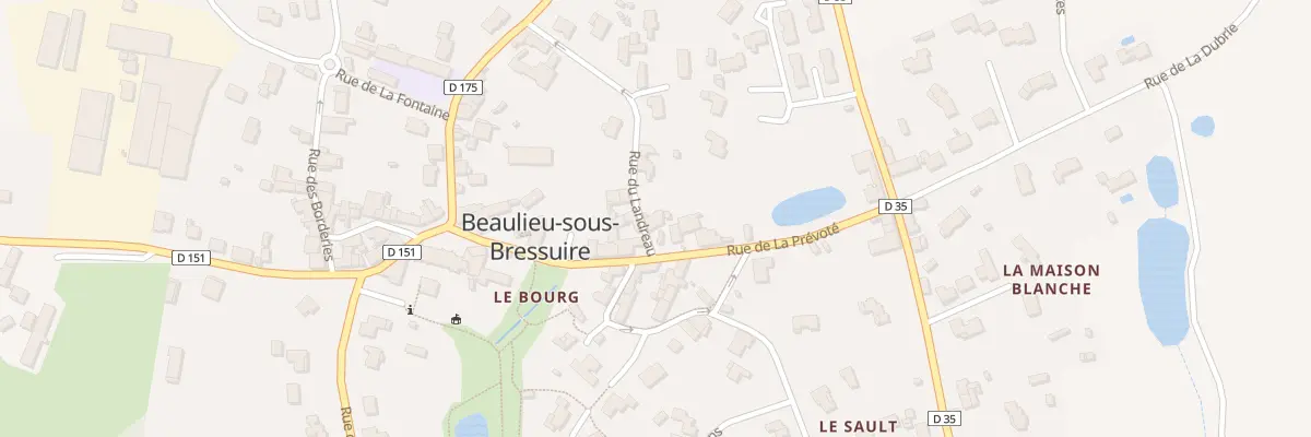 Plan du 2 Rue du Landreau Beaulieu à Bressuire