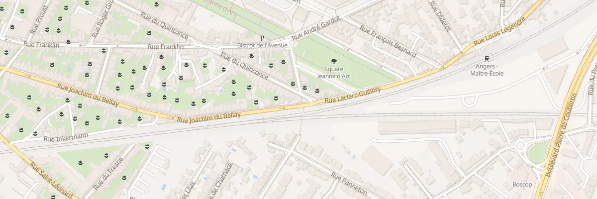 Plan du 140 Rue du Quinconce à Angers