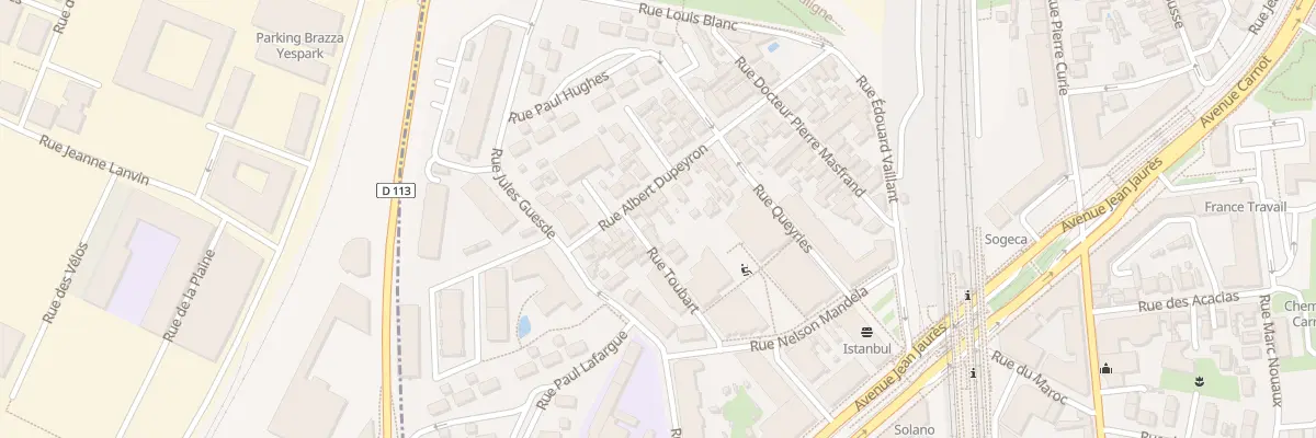 Plan du 11 Rue Albert Dupeyron à Cenon