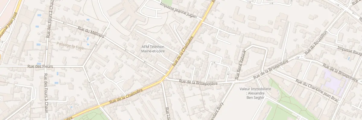 Plan du 94 Rue de la Chalouère à Angers