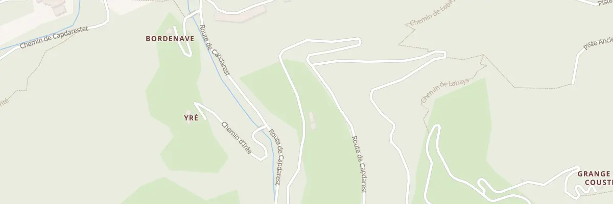 Plan du 634 Rte de Capdarest à Aydius
