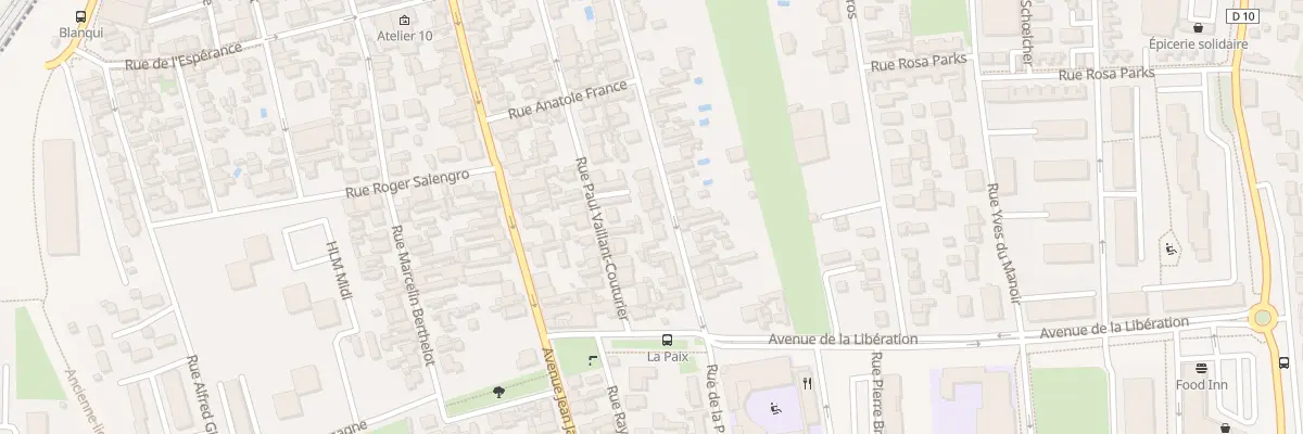 Plan du 47 Rue de la Paix à Floirac