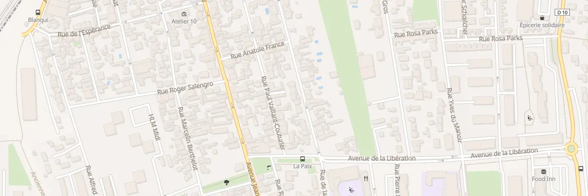 Plan du 45 Rue de la Paix à Floirac